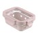 Container for baking, storage and carrying of products in the cover Smart Solutions, 370 ml, pink color