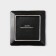 Porcelain dish for supply to Magistro Pietra Lunare, 16 × 16 cm, black color