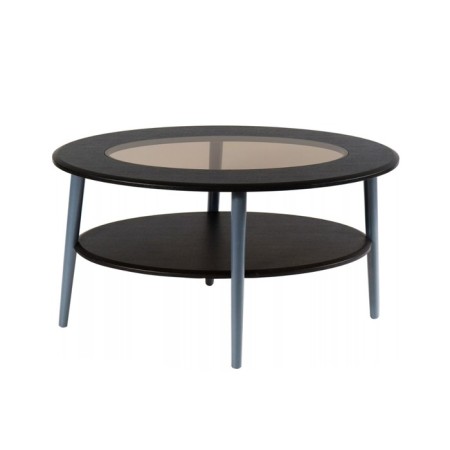 Journal table "El", with glass SZH-01, 900 × 600 × 480 mm, color of wenge-3
