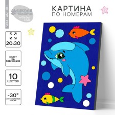 Picture on numbers for children 