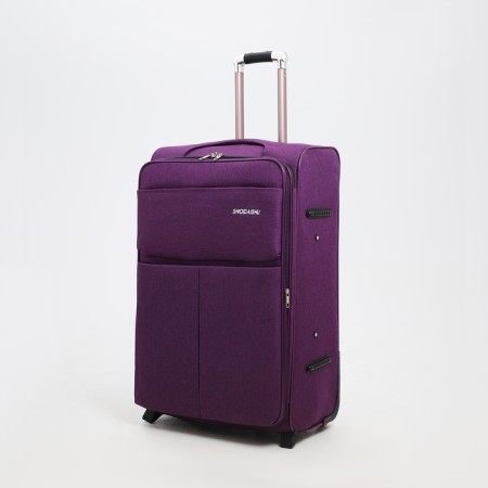 Big suitcase 28 ", a lightning department, code castle, 3 wheels, 2 external pockets, purple color