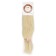 Zumba Kanecalon is monophonic, corrugated, 60 cm, 100 g, blond color (#KHB613)