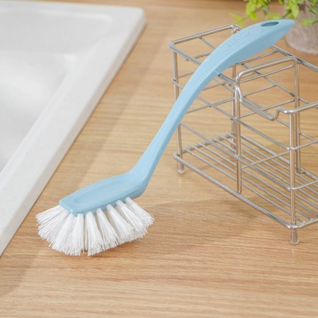 Brush for dishes with an ergonomic handle BALI, color mix-3