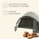 Tent Tracking size Katun 4 100+240+40 x 210 x 135 cm, 4x local