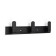 Cappio CVP007 hanger, aluminum, three -rod, black color