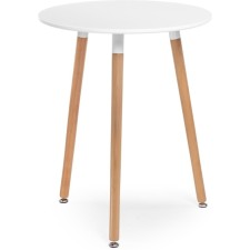 Wooden table Lorini Buke array, natural 60x60x70 cm