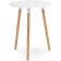 Wooden table Lorini Buke array, natural 60x60x70 cm