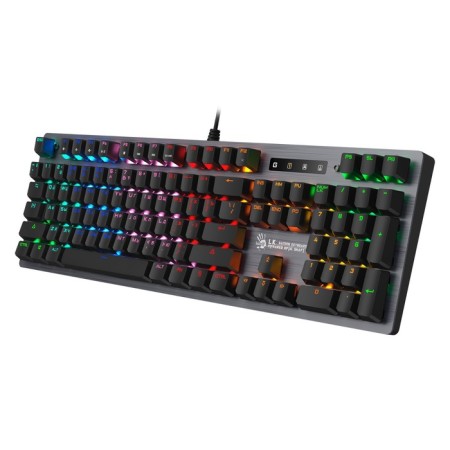 Keyboard A4Tech Bloody B760 Mechanical Gray USB for Gamer LED (B760 GREY (Black Switch) 10045-7