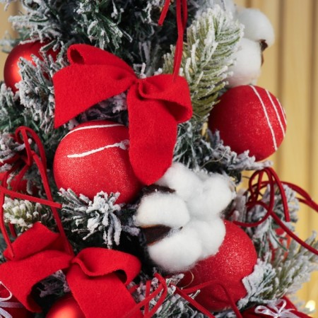 Christmas tree decor "Surprise in the bag" 51x26 cm, red-1