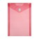 A set of 5 pieces, a button folder, A6, 180 microns, vertical, tinted, 5 colors