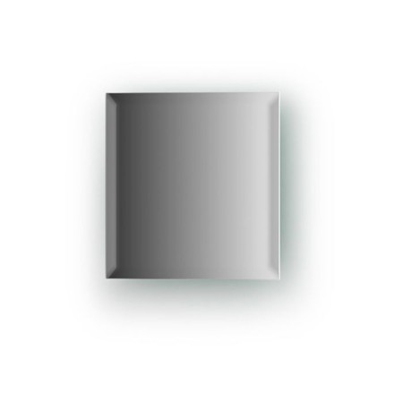 Mirror tiles with fake 10 mm, square 15 x 15 cm, silver EvoForm