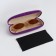 Case for glasses on the cracker, the color is purple