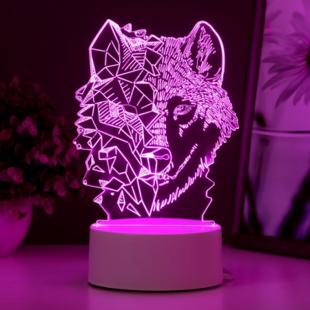 Light "Wolf" Led RGB from the network 13.5x9.5x17.6 cm Risalux-6