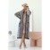 Cardigan female, size 54, brown color