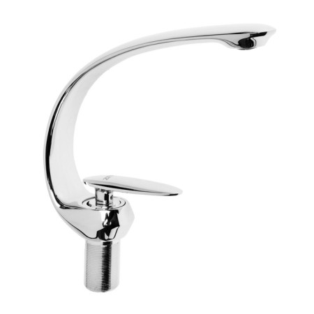 Zein Z3879 shell mixer, single -leaf, interior, height 18 cm, brass, chrome