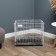 A cell for dogs and cats, a two -tier 61 x 42 x 50 cm, white