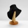 Bust for jewelry "Triangular shape", 15 × 9 × 20 cm, h = 20, black color