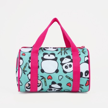 Bag's bag with lightning, mint/pink color-1