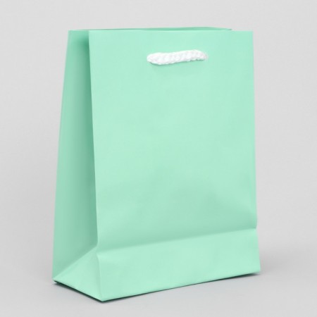 Gift package laminated, packaging, "green", s 12 x 15 x 5.5 cm-2