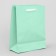Gift package laminated, packaging, "green", s 12 x 15 x 5.5 cm
