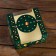 Bearbox under the Bento-Port with the Window "New Year Emerald", 14 x 14 x 8 cm
