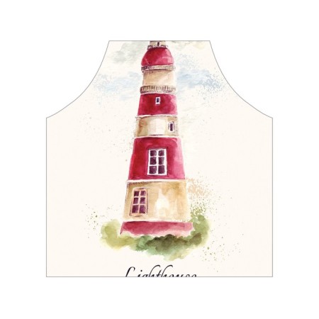 Apron kitchen with a photo print "Color Lighthouse", adjustable, size OS-2
