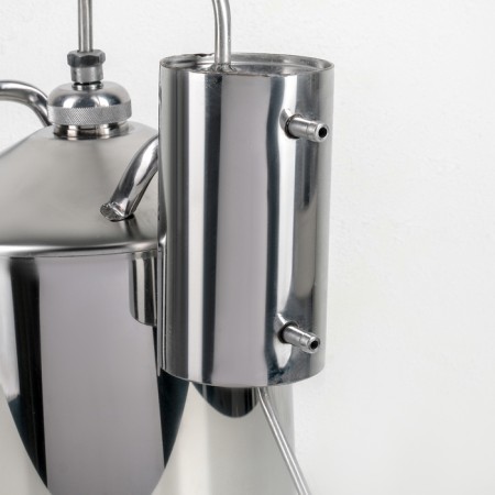 Distiller "Simple", 12 l, throat 4 cm, pens MIX Metal/Tree-1