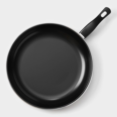 Set of the jacqueline pan, 3 subjects: 20/25/30 × 4 cm, anti -stick coating, black color-16