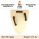 Wooden triangular shield "Dwarf with an ax"