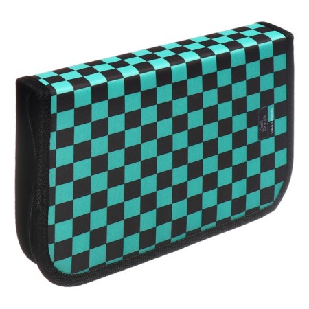 Penal 1 section 140 x 210 x 40 mm, folding pocket and cosmetic bag, fabric, calligrata topontent "Anime Fire"-2