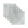 A rag for stripping metal, CARTAGE, Metal, 1 layer, 20 × 20 cm, set 5 pcs