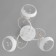 Anava chandelier 3KHE27 40W white 48x48x25.5 cm Bayerlux