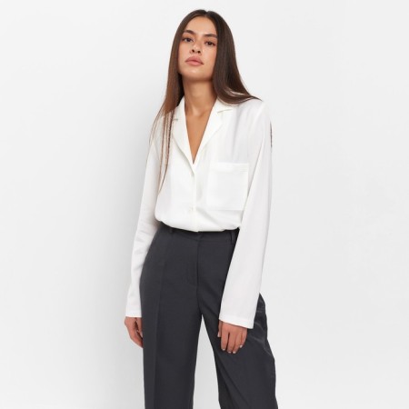 Blouse Women's Silk Mist: Classic Collection p. 42, Ecrew color-4