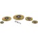 A set of brushes for a bison drill 3521-H5_z02, disk, brass, steel, 0.3 mm, 5 pcs.