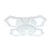 LED ceiling LED with Ambrella Light, Original, Fa575, 5XLED, 106 W, 7950LUM, 3000-6400K, white, transparent color.