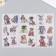 Stickers for creativity Paper "Dog" set 3 sheets 10x20 cm
