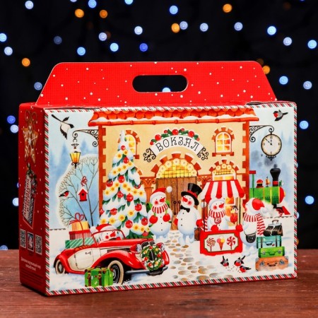 Gift box "Station", Broad portfolio, 31 x 8.5 x 20.3 cm-1