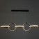Judy chandelier LED 35W 3000-6000K Black 102xx120 cm