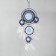 Dreams of Dreams from the evil eye 5 rings "Nazar" with feathers 20x55 cm