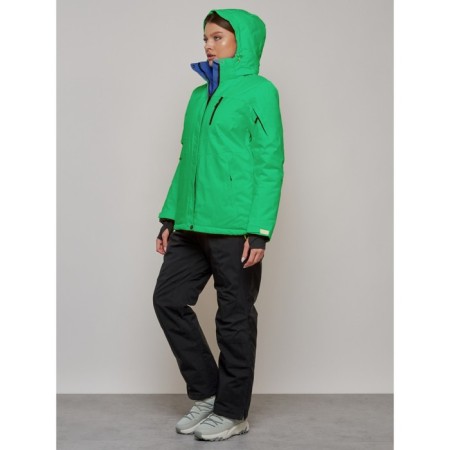 Ski costume Women Winter, size 50, green color-5