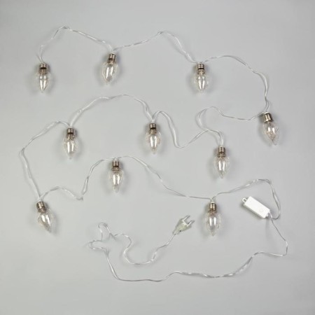 Garland “thread” 3 m with nozzles “drop bulbs”, ip20, transparent thread, 80 LED, glow blue, 8 modes, 220 V-2