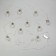 Garland “thread” 3 m with nozzles “drop bulbs”, ip20, transparent thread, 80 LED, glow blue, 8 modes, 220 V