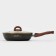 Granit Ultra Black Gold pan, 26 cm, glass cover, anti -stick coating, removable handle