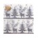 Paper napkins "Winter Forest", 33x33 cm, set 20 pcs.