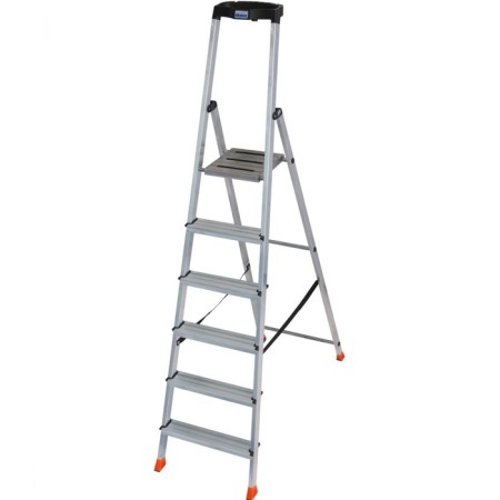 Strenger Krause Safety 6, aluminum, 6 steps