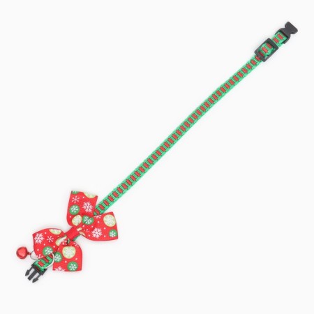 Collar "gifts", 30 x 1 cm, kapron, red-4