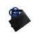 Handcuffs, silicone, blue, 33 cm