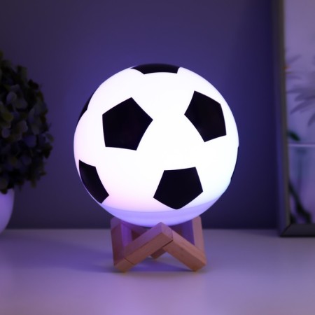 Nightlight "Football" LED 3W USB AKB White 15x15x19 cm-8