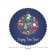 The tablecloth “New Year's ball”, round, Saten, d = 150 cm