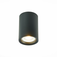 Ceiling lamp ST LUCE. ST114.407.01. 1x50 W, GU10, 6.5x6.5x9.3 cm, black color